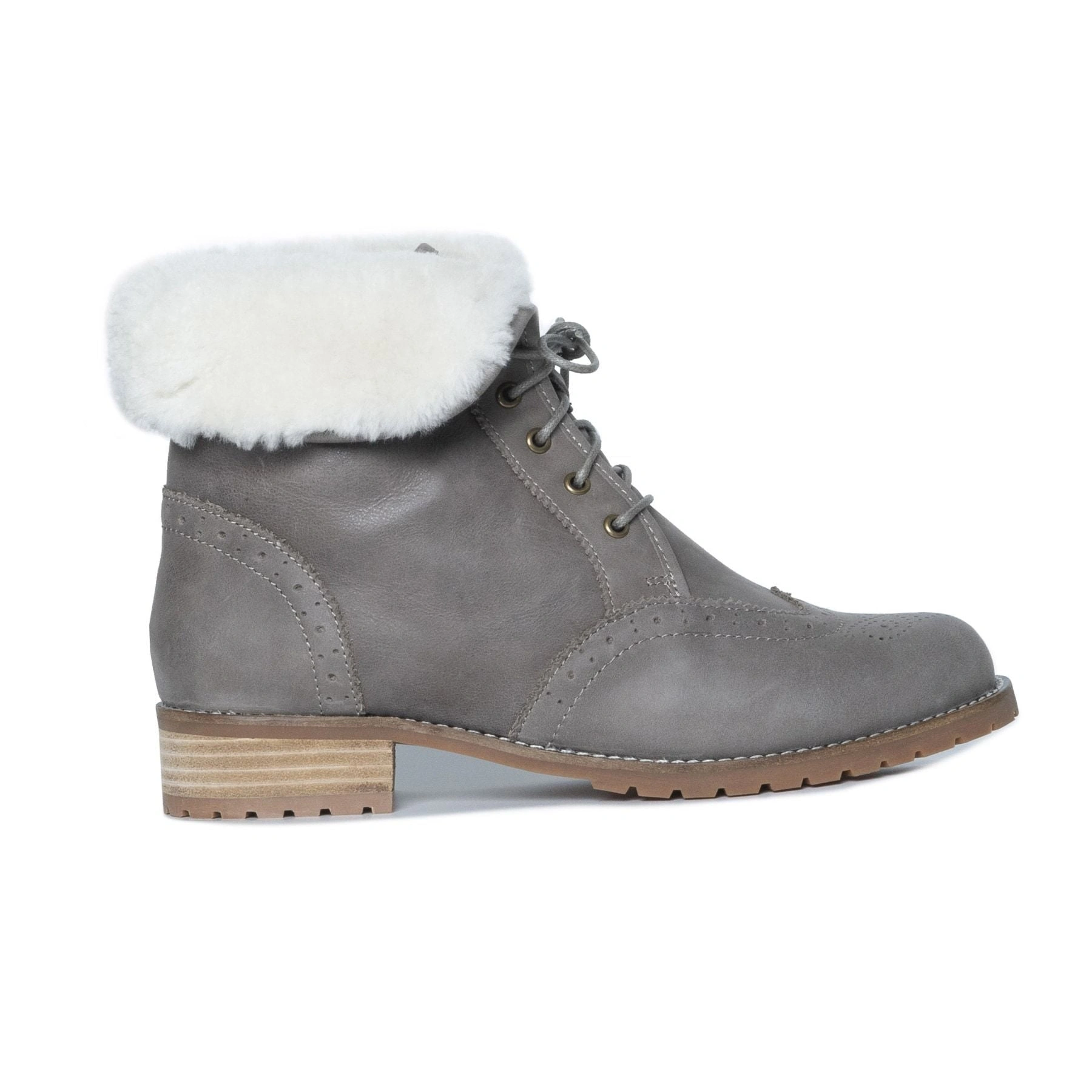 Alice's Leather Lace-Ups: Step into Style.